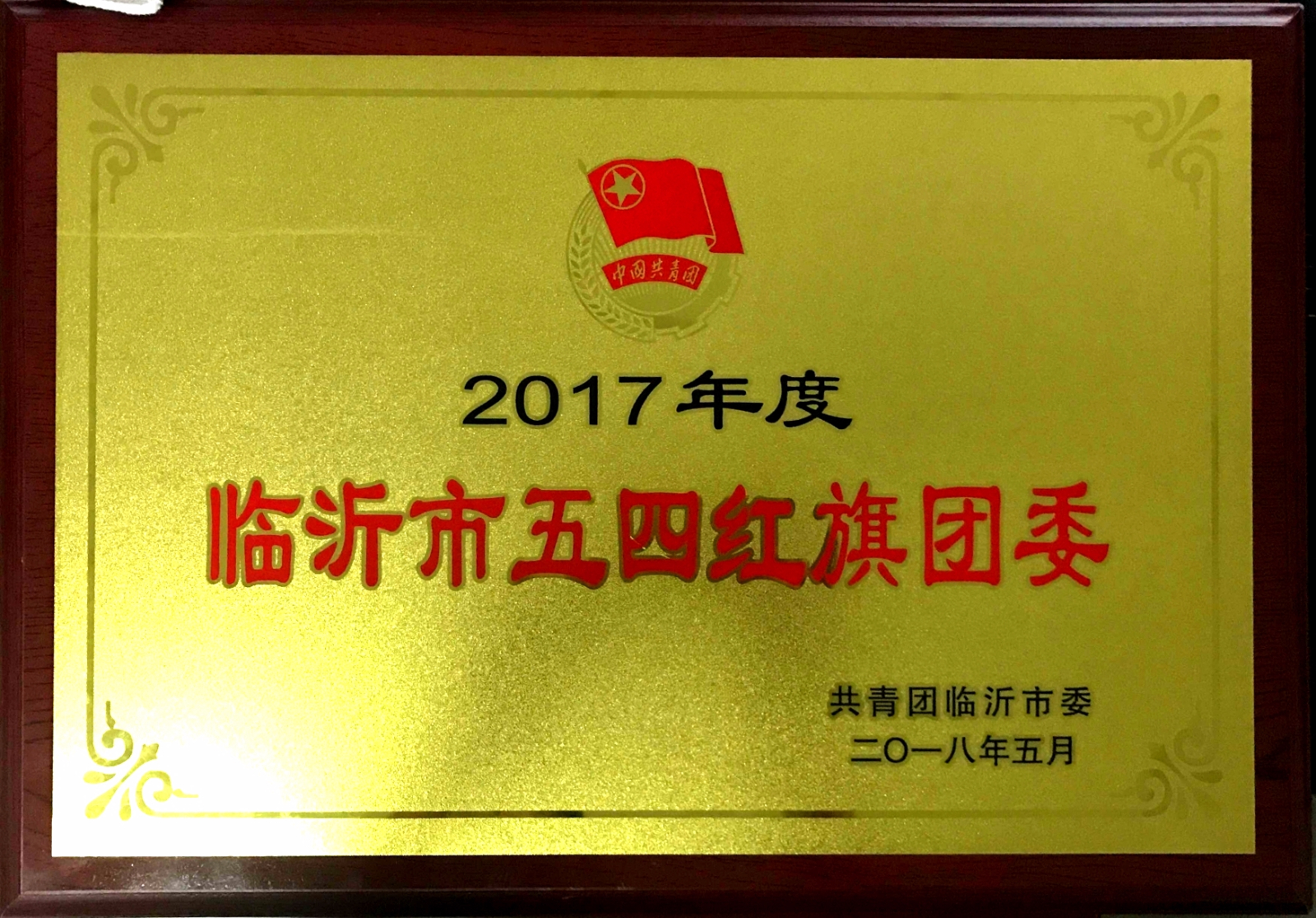 恒源熱力集團榮獲“臨沂市五四紅旗團委”