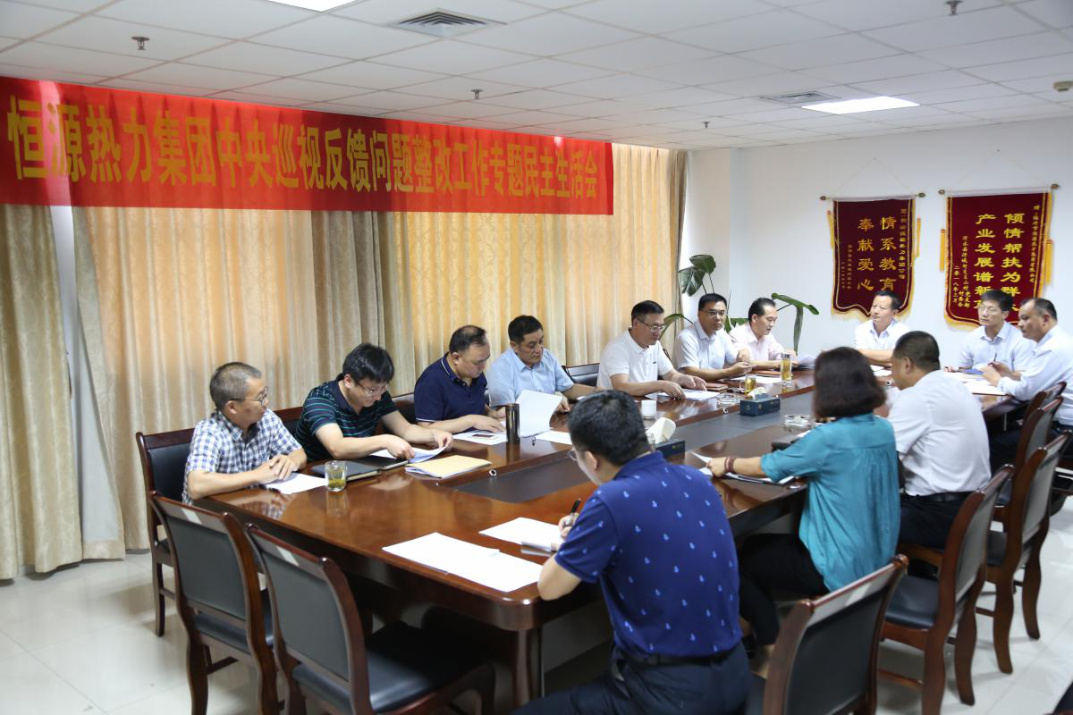 臨沂市恒源熱力集團召開中央巡視反饋問題 整改工作專題民主生活會