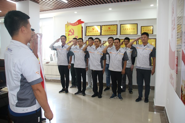 富源熱電黨支部開展 “情暖退役軍人，傳承紅色基因”主題活動